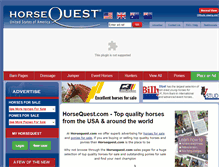 Tablet Screenshot of horsequest.com