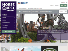 Tablet Screenshot of horsequest.co.uk